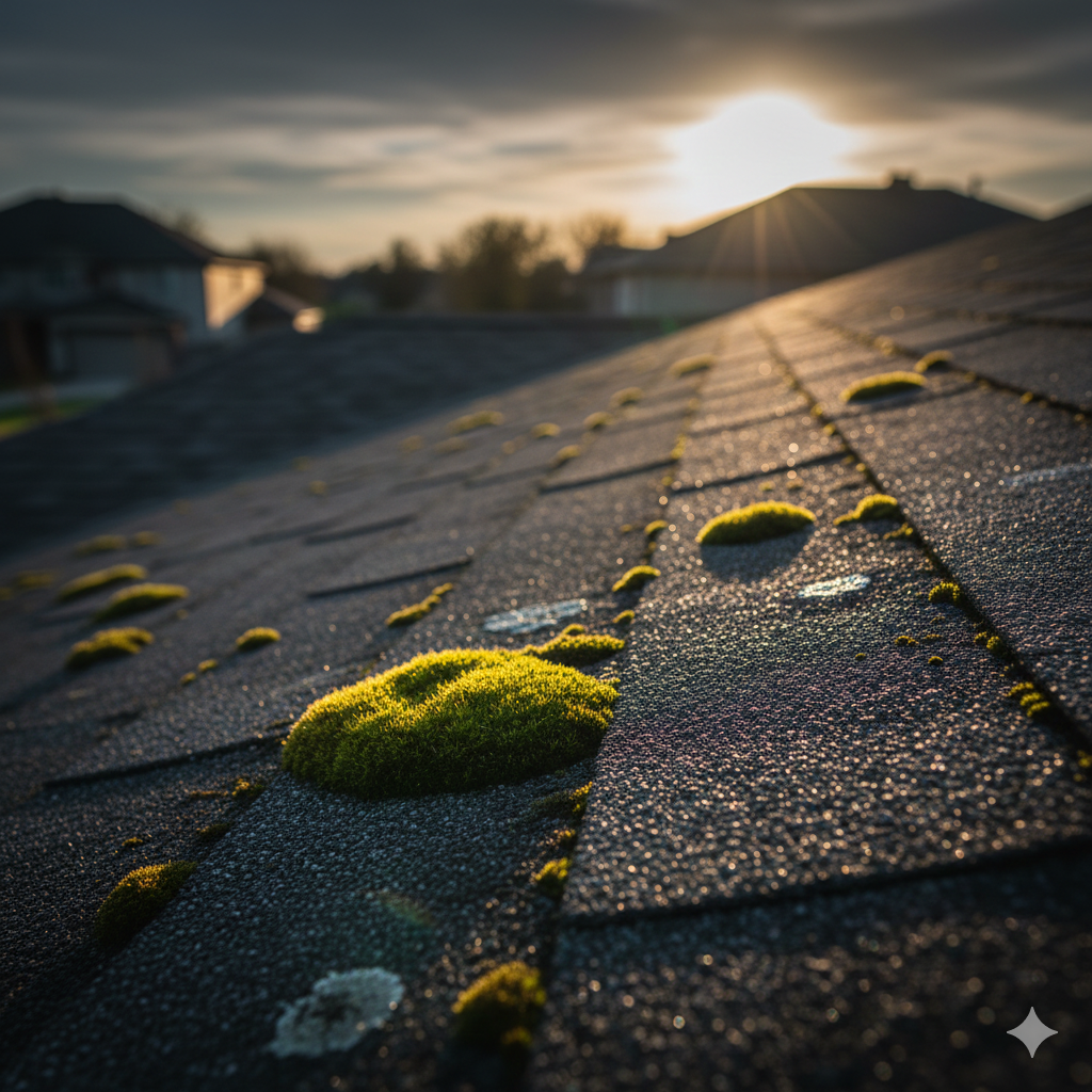 The Hidden Eater: Why Biological Weathering is Destroying Your Asphalt Roof Moving Beyond "Cleaning" to Molecular Defense Against Gloeocapsa Magma, Moss, and Lichen.