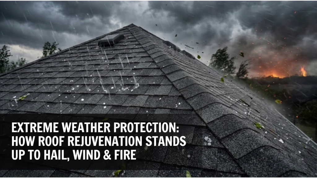 Extreme Weather Protection: How Roof Rejuvenation Stands Up to Hail, Wind & Fire