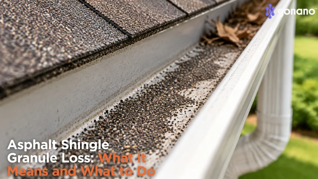 Asphalt Shingle Granule Loss: What It Means and What to Do